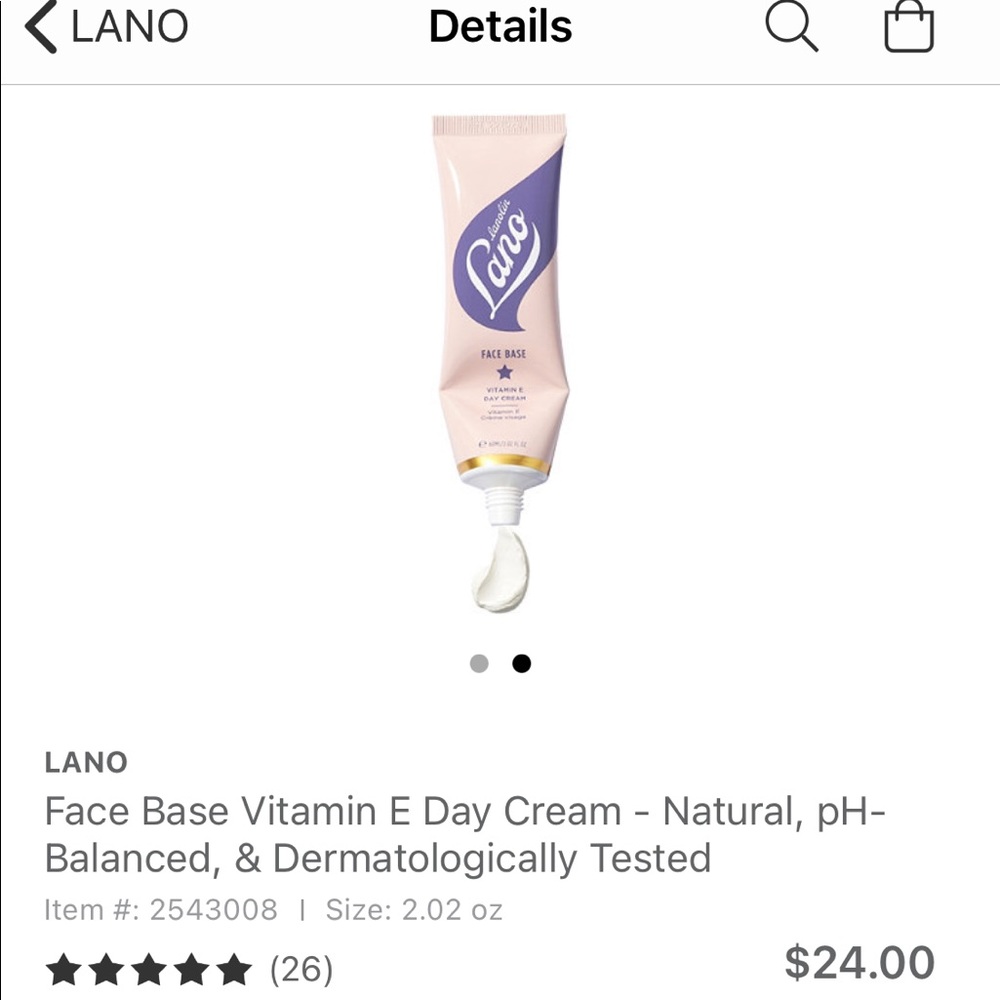 Lano Face Base Cleaner, NEW IN BOX